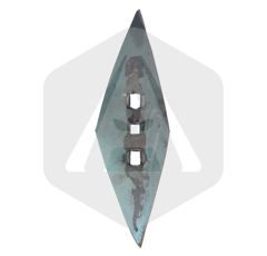 Soc de bineuse bore traite-bleu 235 x 100 x 8 mm adaptable