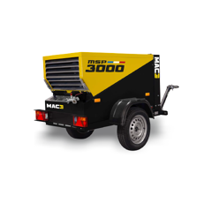 Compresseur mobile diesel MAC3 MSP 3000 Stage V sur essieu