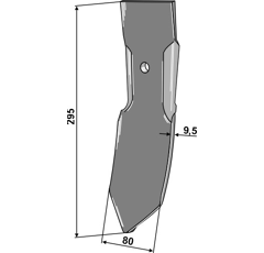 Soc à échange rapide pour déchaumeur GREGOIRE BESSON adaptable - BlackSteel©