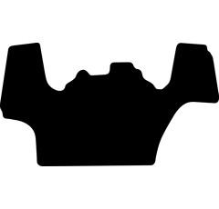 Gummimatte Octagon passend für NEW HOLLAND T4 T 4, T5 T 5 und T5 T 5 ab 2012 und Electrocommand ab 2016