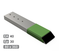 Pointe de décompacteur 4 trous avec plaquette carbure et rechargement SICAM 217001321 adaptable