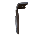 Dent de herse rotative Gauche plaquettes carbure, fixation rapide ALPEGO D05651 adaptable