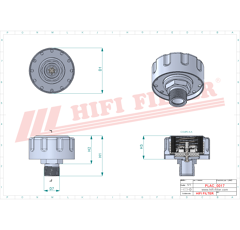 Filtre d'aération adaptable HIFI FILTER FS217