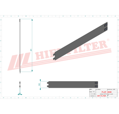 Filtre à air adaptable HIFI FILTER SA16570