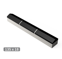 Mise à souder carbure 3 plaquettes TOUTES MARQUES 135x18 mm adaptable
