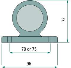 Feu de gabarit à LED modèle court adaptable