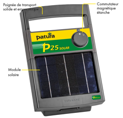 Electrificateur P25 solaire | PATURA
