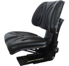 Siège de tracteur avec housse noire pvc 585x482mm