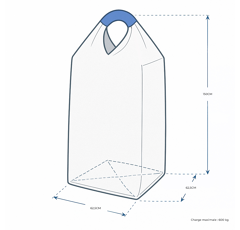 Big Bag - Ammonitrate | 62,5 x 62,5 x 150 cm