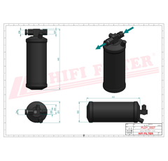 Deshydrateur Climatisation adaptable HIFI FILTER DYH70014