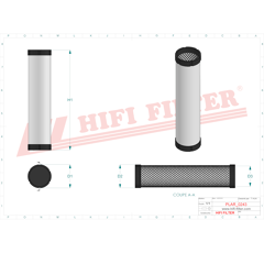 Filtre à air sécurité adaptable HIFI FILTER SA16235