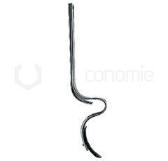 Dent 800 x 40 x 10 mm pour semoir adaptable