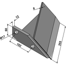 Flügelschar - links Rabe Nachbau 1015044