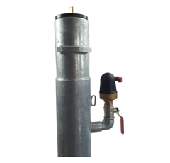 Purgeur air plastique 1" Base laiton