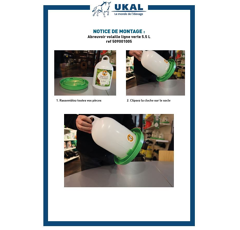 Abreuvoir poule / volaille - ligne verte 5.5 L - CHICK'A