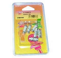 FUSIBLES 8,5X23mm 10A (par 6)