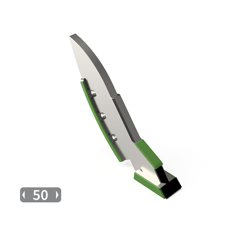 Pointe pour fissurateur carbure et rechargement KUHN adaptable