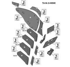 Versoir Gauche Gregoire Besson 177435 - 177425 adaptable