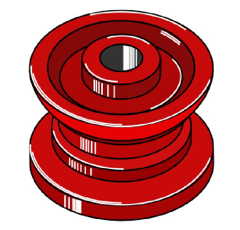 Umlenkrolle 120 x 30 699911