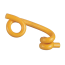 Kunststofföse für Litze zu Fiberglaspfahl 10mm