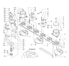 Protection d'assiette pour faucheuse VICON VNB1362286 adaptable