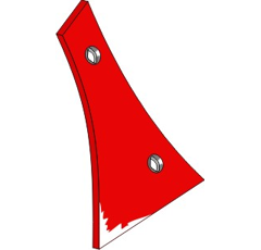 Streichblech-Vorderteil - links KK073251RM Kverneland by Muzzi Industrie