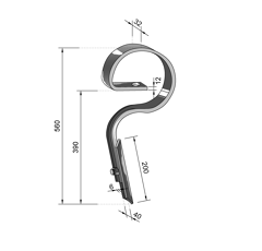 Dent 32 x 12 mm pour vibroculteur KONGSKILDE adaptable