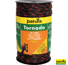 Corde TORNADO marron/orange 200 m - PATURA