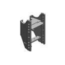 Lagerbock HVLB,W= 330 S32,New Holland T4, T4 Powerstar, T4S, Schwarz    