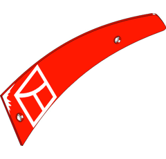 Lame claire-voie gauche pour charrue KUHN H0403190 adaptable - Blacksteel©