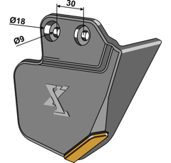 Traceur de sillon carbure pour semoir AMAZONE 965433 adaptable - BlackSteel©