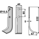 Fräsmesser Rechts 222 x 40 M.A.B Bocchini Nachbau