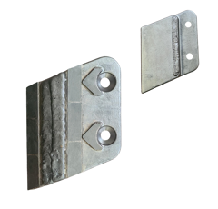 Bord d'attaque Droit 2 trous carbure, plaquettes carbure arrière et rechargement AGRISEM 28131 adaptable