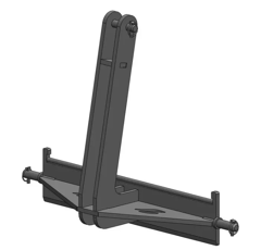 Triangle porte masses jerrican Massey Ferguson CAT-2