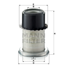 MANN  Luftfiltereinsatz C16150