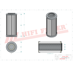 Filtre hydraulique adaptable HIFI FILTER SH65437