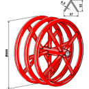 Dachringwalze für Walze VOGEL & NOOT G0322700 Typ 3 – Nachbau  