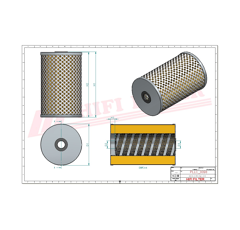 Filtre à huile adaptable HIFI FILTER SO550