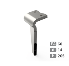 Dent de herse rotative Gauche plaquettes carbure HOWARD 182937V adaptable