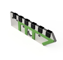 Contre-sep Droit avec plaquettes carbure équerres et rechargement OVLAC 64000196 adaptable