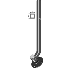 Brazo D para estrellas con dedos Ø 370 mm adaptable BlackSteel©