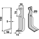 Fräsmesser Links 150 x 30 Fort Nachbau