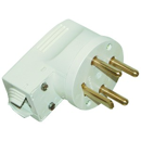 Fiche electrique mâle plastique serre-cable 3p+t 32 A LEGRAND