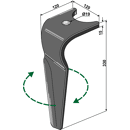 Kreiselgrubberzinken - rechts RHAMA06R Amazone Nachbau