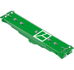 Ressorts à lames 770 mm pour déchaumeur KVERNELAND 50706 adaptable
