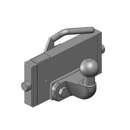 Kugeleinsatz Kugel 50,W= 225 S32, Schwarz, Scharmüller