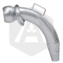 Coude raccord mâle + cône de reduction Ø 200 mm adaptable