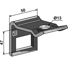 Verdrehsicherung - 80x80 - 0.380 kg - Mehrere Marken