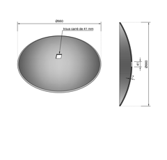 Disque lisse ∅660x7 pour cover crop adaptable