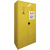 Armoire phytosanitaire - 920 x 1800 mm - en métal époxy jaune